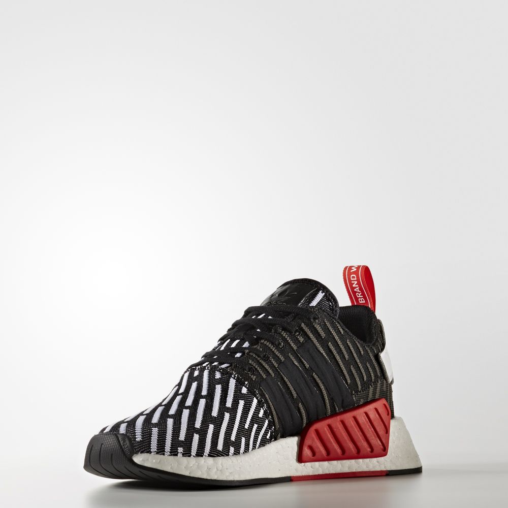 Adidas nmd r2 black and red hotsell